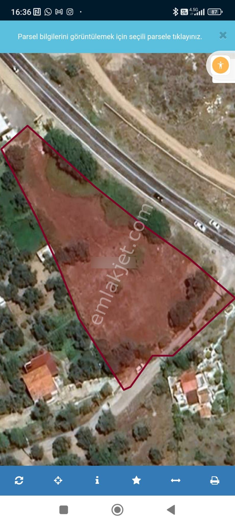 Golden Globy, Yeni Foça'da Denize 150 M. Mesafede Satılık 3.614 M2 Tarla - Görsel 3