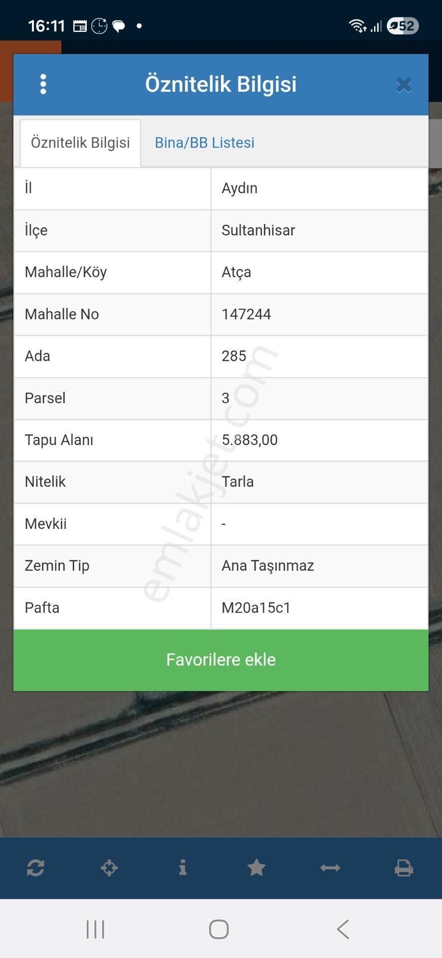 Aydın Nazilli Yöntem Emlaktan Sultanhisar Mahallesinde Satılık Sulak Tarla