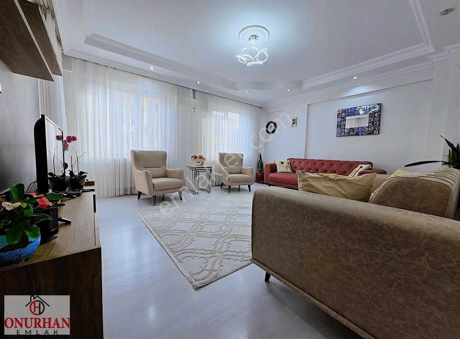 Onurhan Dan Foruma Yakın Çok Kullanışlı Full Kredili 2+1 130 M2 - Görsel 12