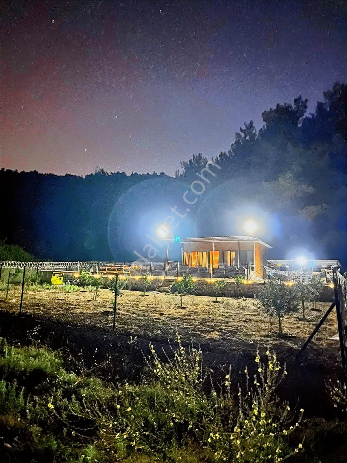 Yaşama Hazır Evli, Bahçeli,seralı Harika Manzaralı Satılık Arazi - Görsel 8