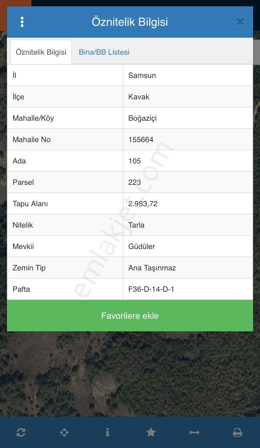 Akgün Kurumsal'dan Kavak Da Satılık 2983 M2 Arsa - Görsel 3
