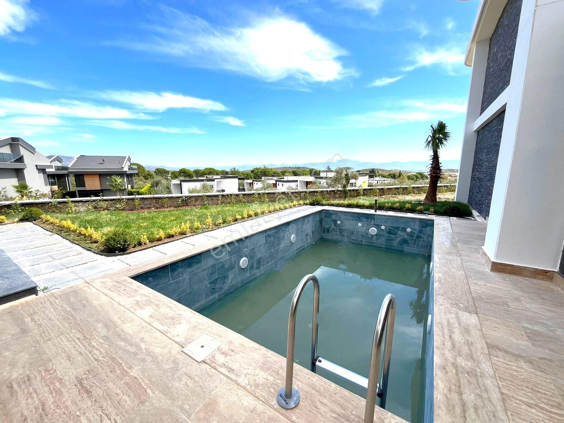 💎aygülden Güre'de💎dağ Ve Deniz Manzaralı Akıllı Ev Sistemli Havuzlu 3+2 Tam Bağımsız Satılık Villa - Görsel 35