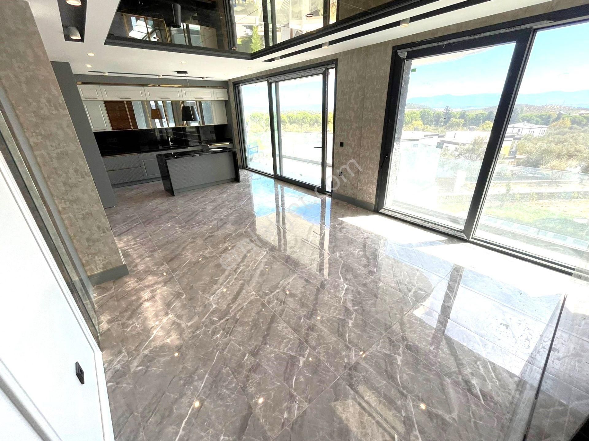 💎aygülden Güre'de💎dağ Ve Deniz Manzaralı Akıllı Ev Sistemli Havuzlu 3+2 Tam Bağımsız Satılık Villa - Görsel 9