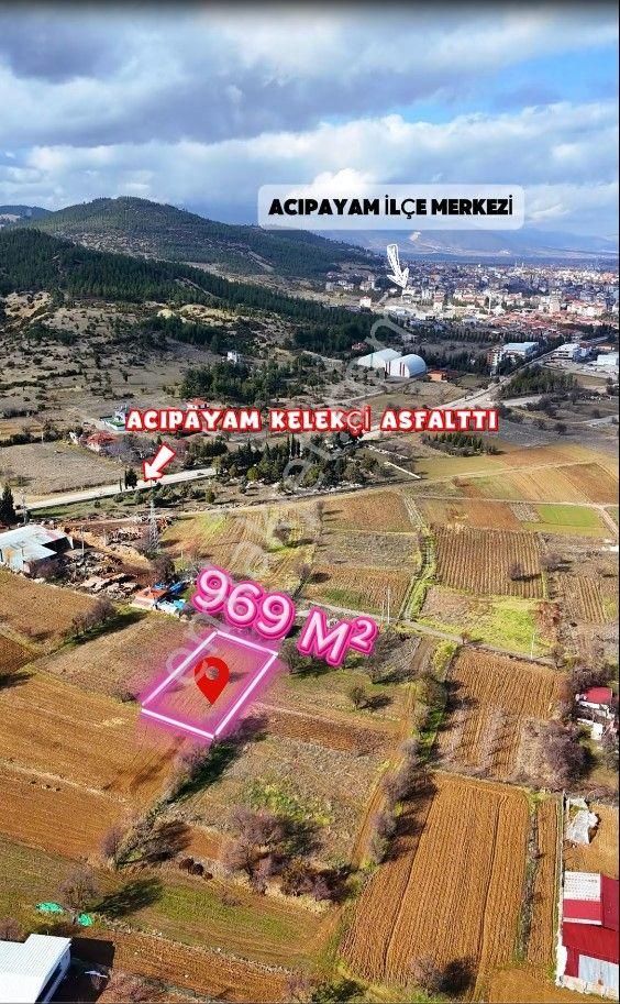 Şahin Emlaktan Denizli Acıpayam Pınaryazı Mah. Satılık İmar Dibinde Satılık 969 M² Tarla - Görsel 4