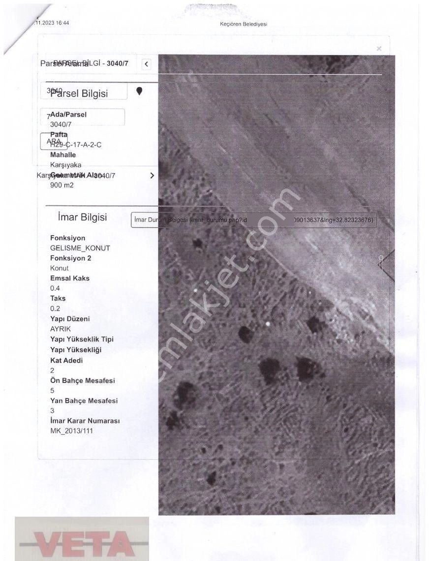 Bağlum Karşıyaka Satılık Villa Arsası 900 M2 Müstakil Tapu