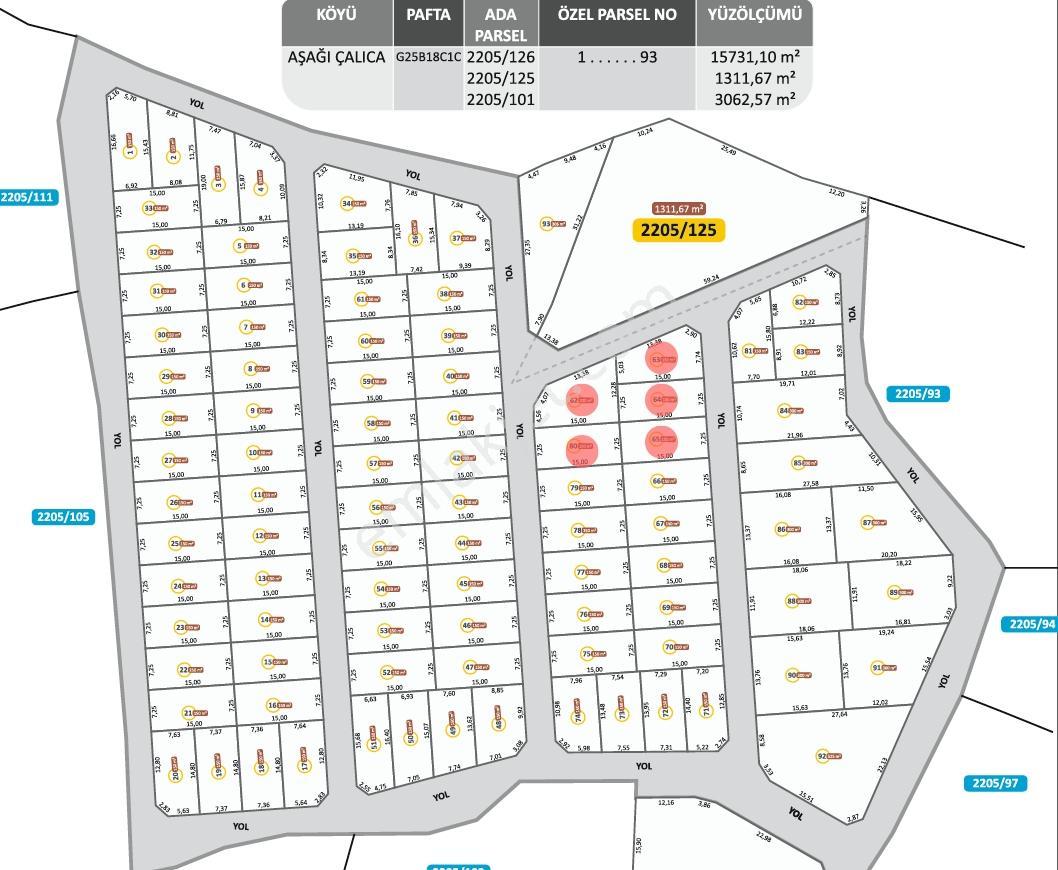 Sakarya Hendek Aşağıçalıca'da Mahalle İçinde 800m² Arsa - Görsel 6