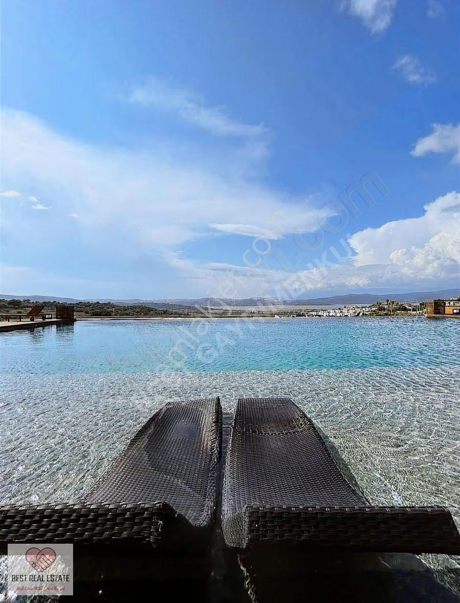 Muğla Bodrum Meşelik Göl Havuz Doğa Manzaralı 1+1 Satılık Daire - Görsel 12