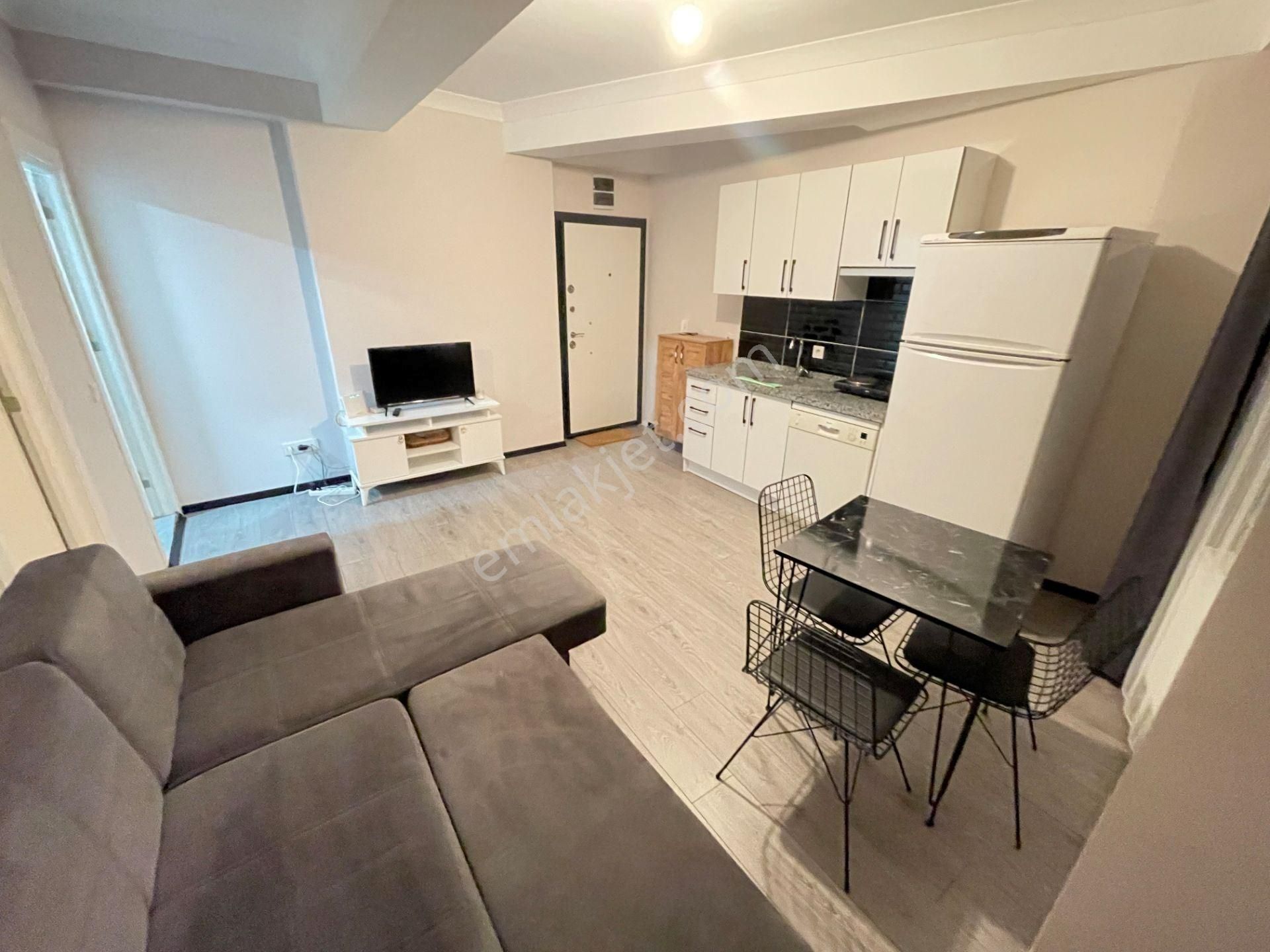 Ataşehir, Yeditepe Ve Marmara Üni. Karşısı, 7/24 Güvenlikli Yeni Binada Eşyalı 1+1 - Görsel 3