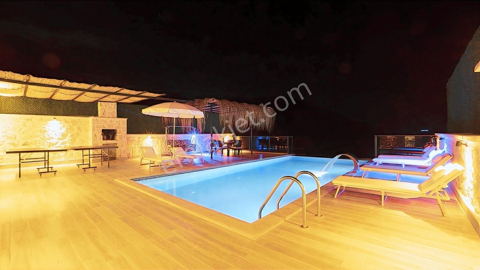 Kaş Kalkan'da Yapı Kayıtlı Belgeli Taş Konsept 2 Lüks Villa - Görsel 25