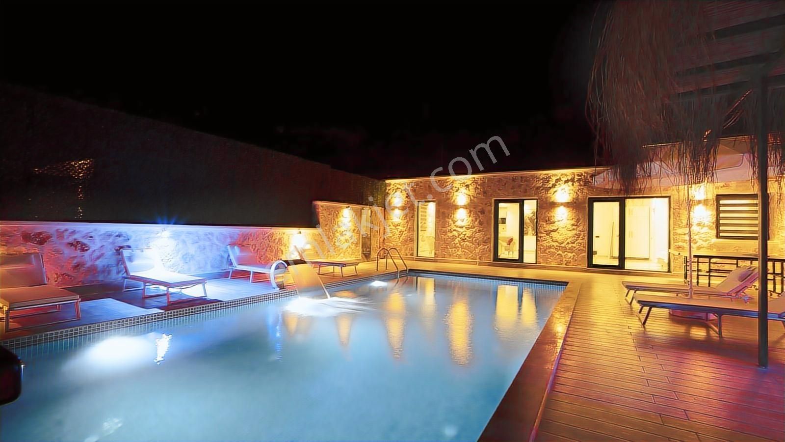 Kaş Kalkan'da Yapı Kayıtlı Belgeli Taş Konsept 2 Lüks Villa - Görsel 24