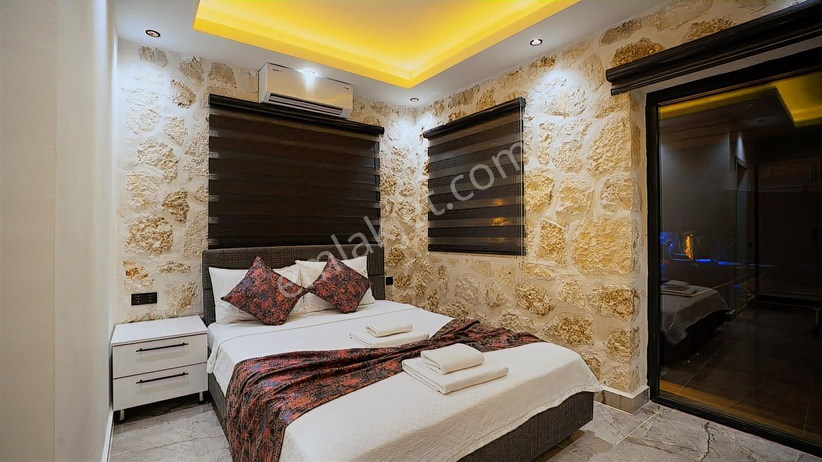 Kaş Kalkan'da Yapı Kayıtlı Belgeli Taş Konsept 2 Lüks Villa - Görsel 31