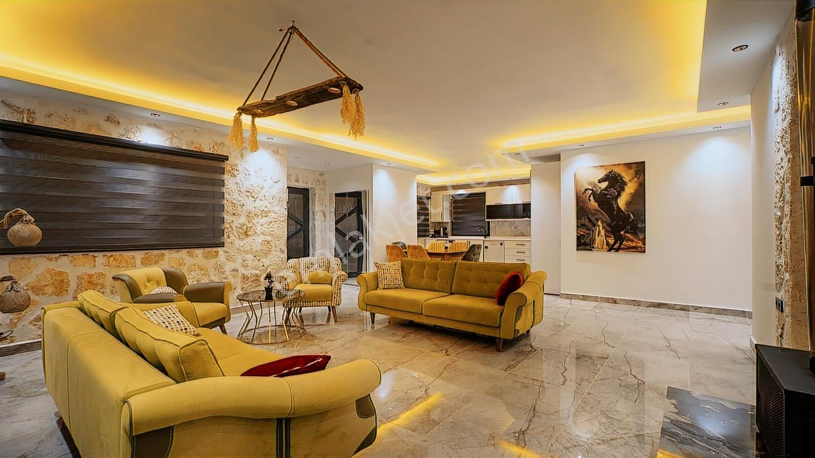 Kaş Kalkan'da Yapı Kayıtlı Belgeli Taş Konsept 2 Lüks Villa - Görsel 27