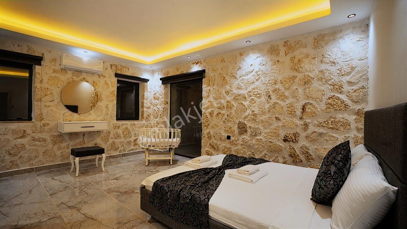 Kaş Kalkan'da Yapı Kayıtlı Belgeli Taş Konsept 2 Lüks Villa - Görsel 29