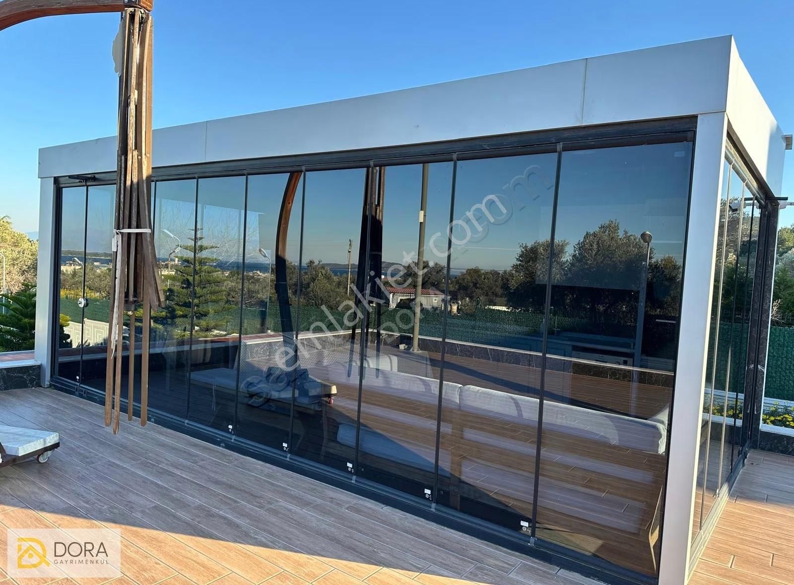 Urla Denizli Mahallesi 6+2 Satılık Full Deniz Manzarlı Villa - Görsel 11