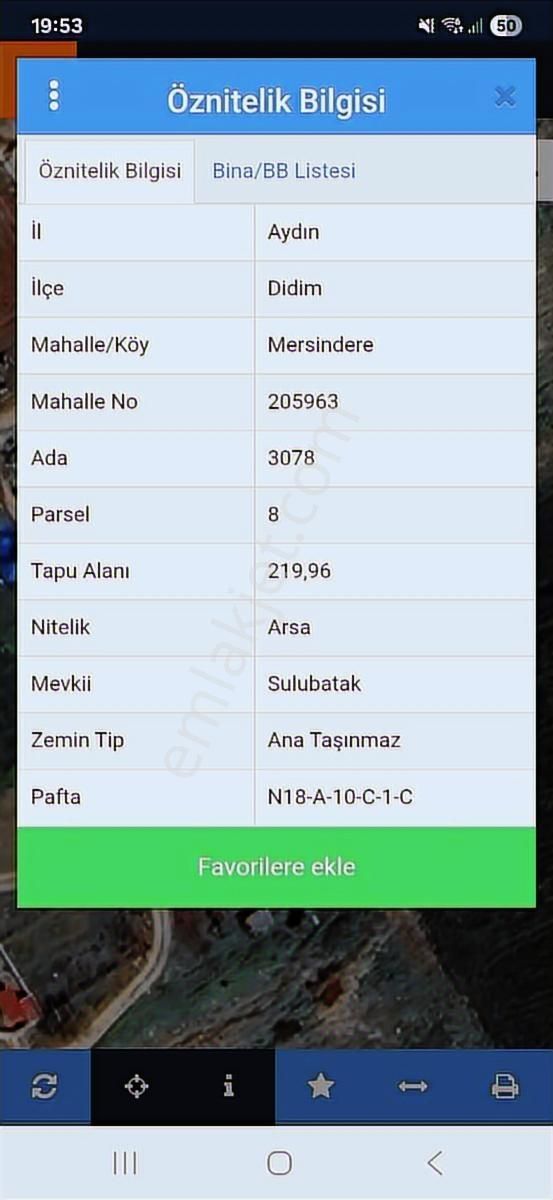 Aydın Didim De Satılık 219 M2 Arsa - Görsel 4