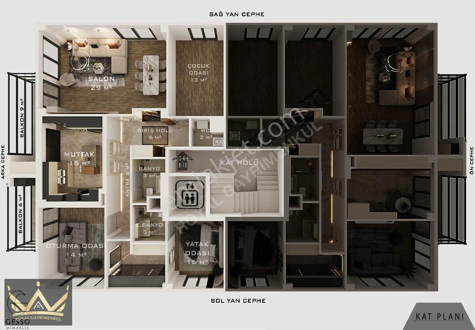 Royal'den Nırvana Deluxe Şehrin En Prestijli Yaşam Projesi 3+1 - Görsel 10