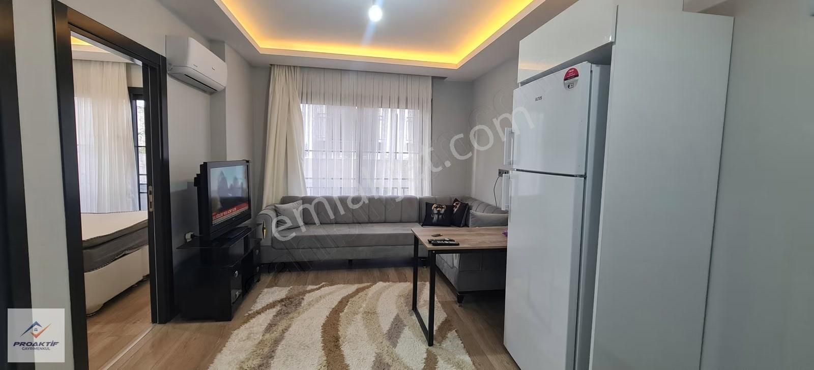 Yatay Mimari Full Eşyalı Satılık 1+1 Site İçi Yatırımlık - Görsel 5