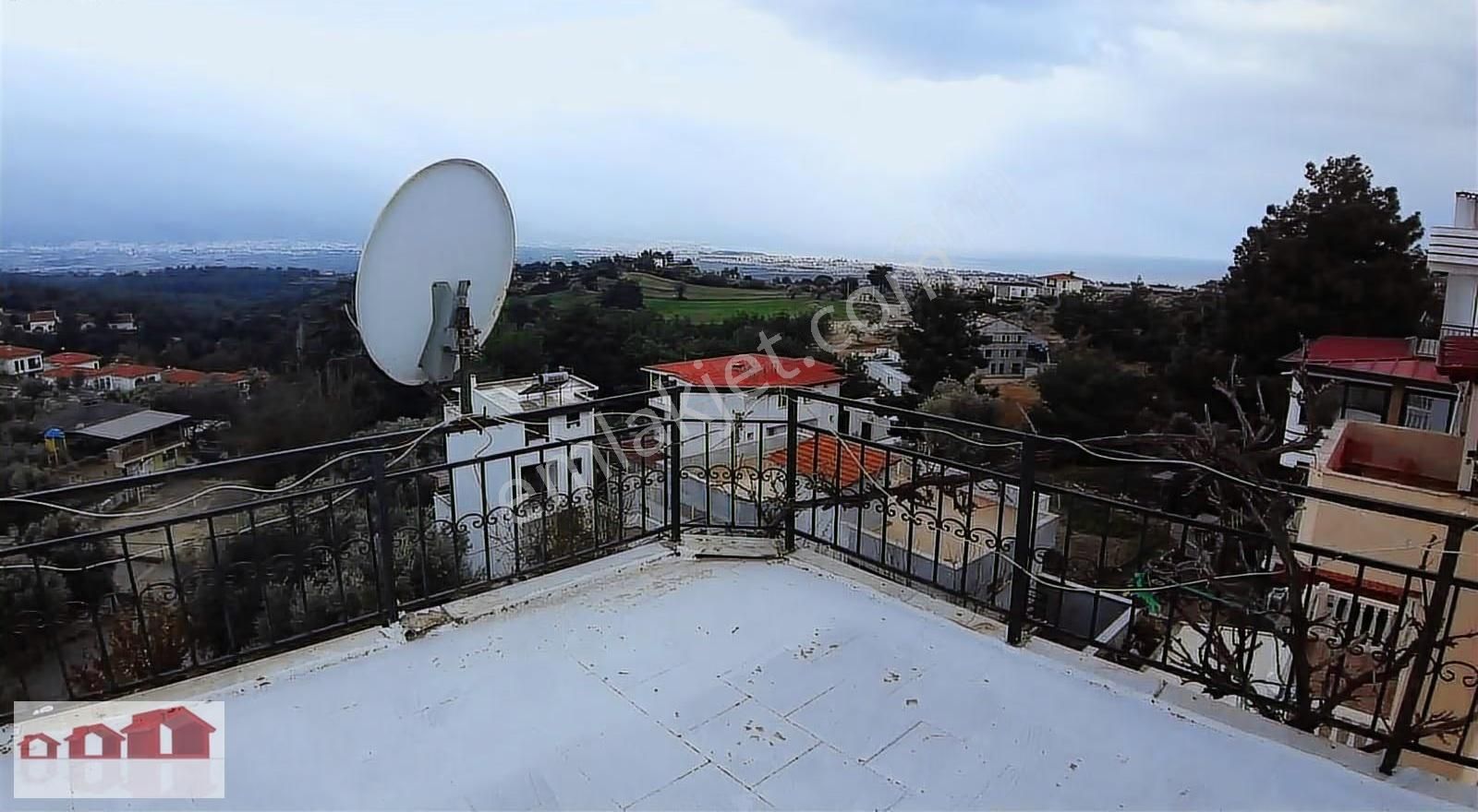 Kuşadası Soğucak Full Deniz Manzaralı 180m2. Bahçe İçinde Dublex - Görsel 20