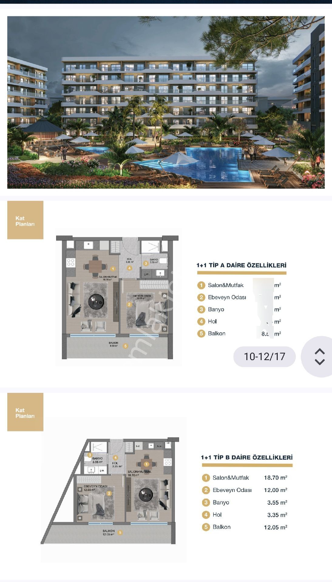Taksitle 1+1 Daire / Faizsiz Ödeme - Görsel 8