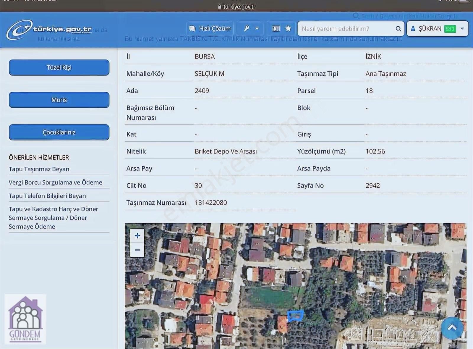 İznik'in En Merkezi Yerinde 2 Katlı Ev Ve Arsası - Görsel 3