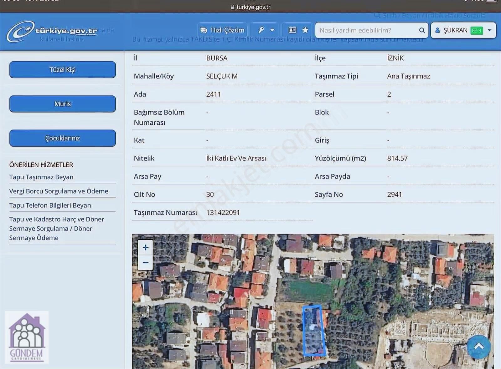 İznik'in En Merkezi Yerinde 2 Katlı Ev Ve Arsası - Görsel 5