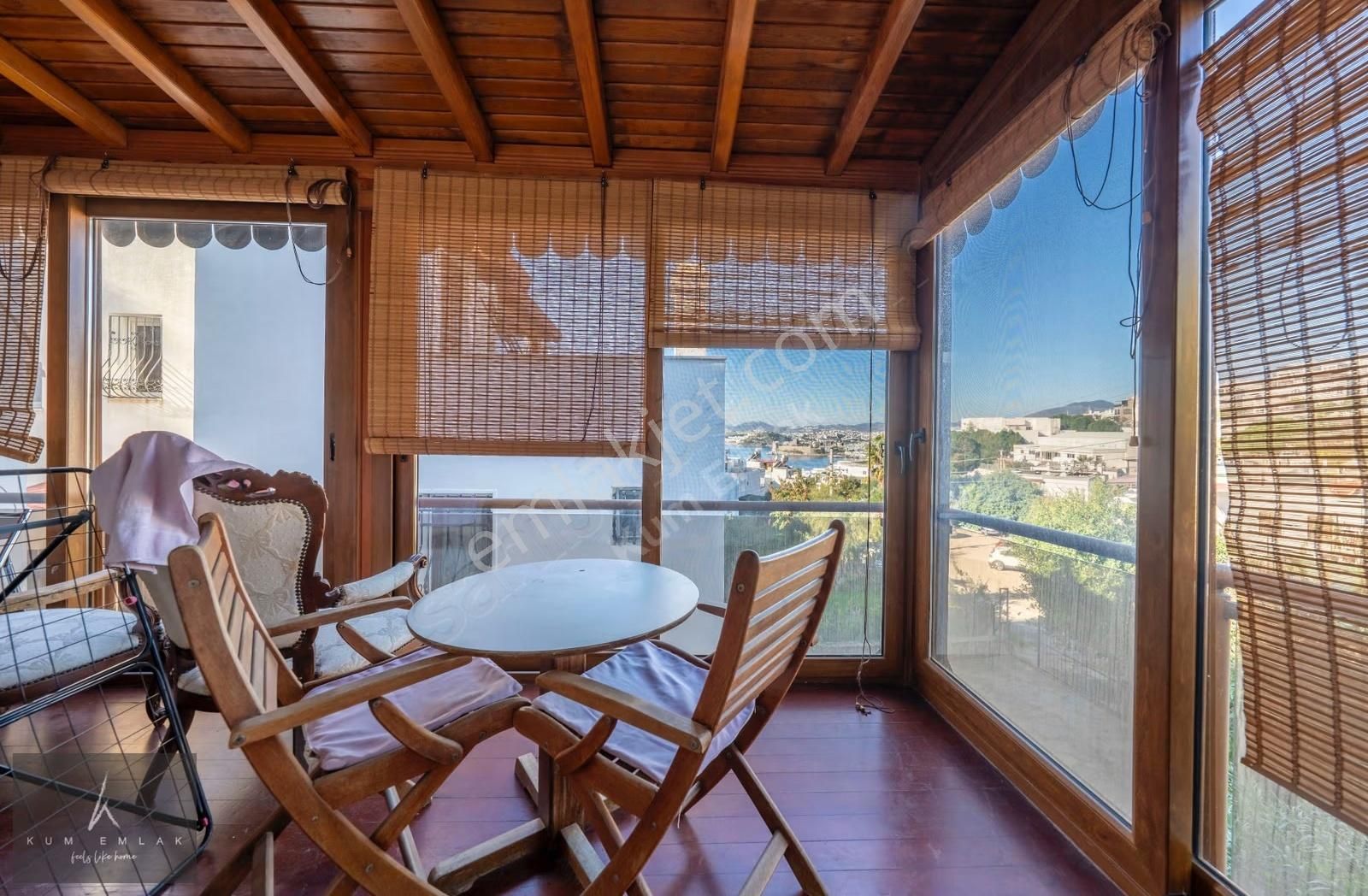 Bodrum Kumbahçe'de Satılık Kale Manzaralı Tripleks - Görsel 16