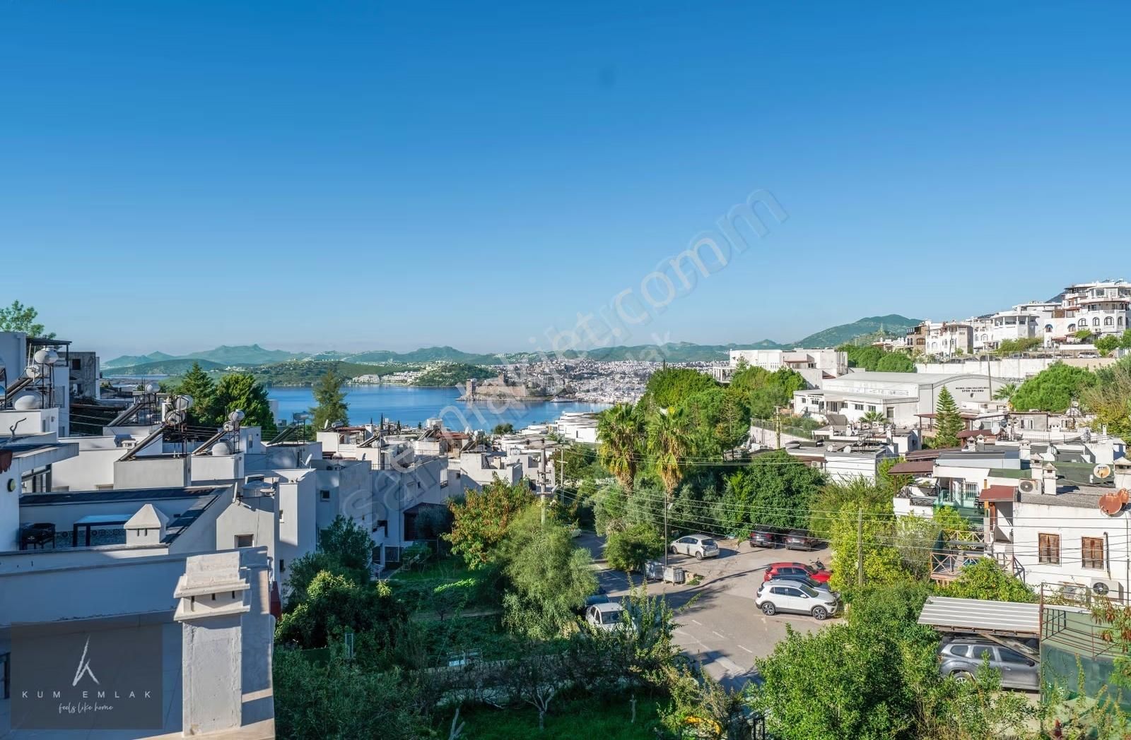 Bodrum Kumbahçe'de Satılık Kale Manzaralı Tripleks - Görsel 4