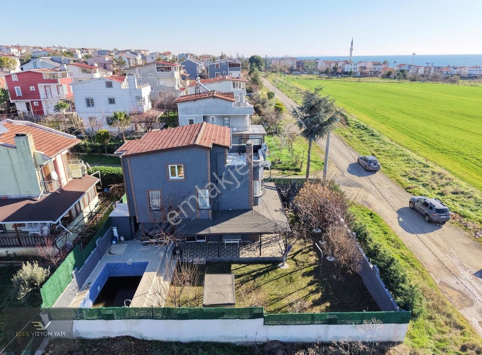 Eser Vizyon Havuzlu 300 M2 Arsalı Köşe Başı Manzaralı Lüks Villa - Görsel 22