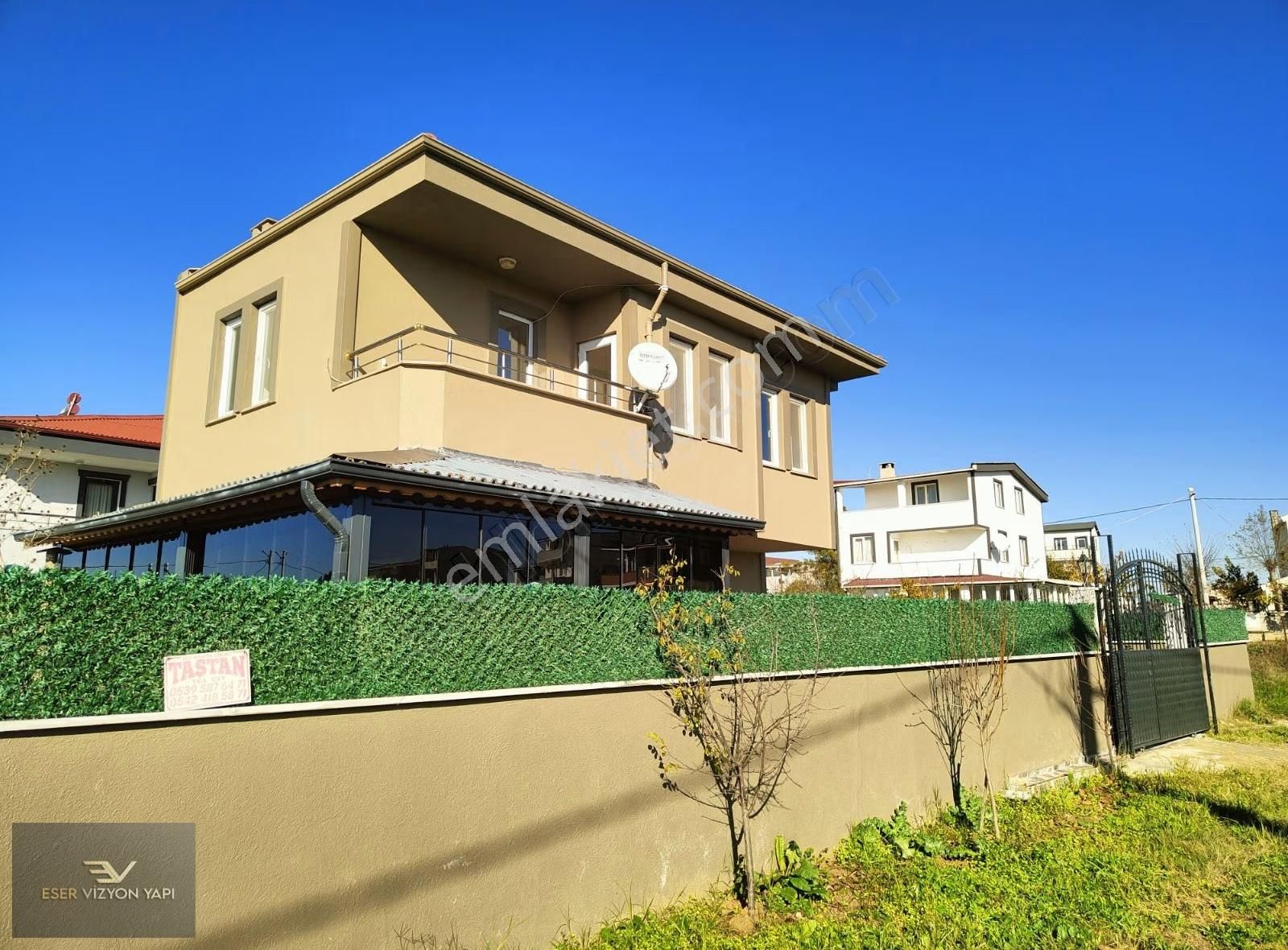 #eser Vizyon Parka Cephe Cam Balkon Geniş Bahçeli Müstakil Villa - Görsel 12