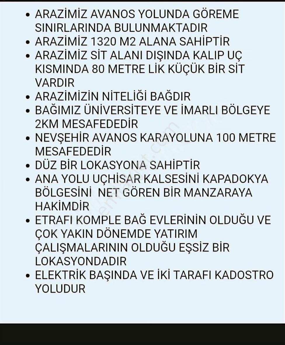 Mert Emlaktan Avanos Yolu Üzeri Satlık Arazi - Görsel 8