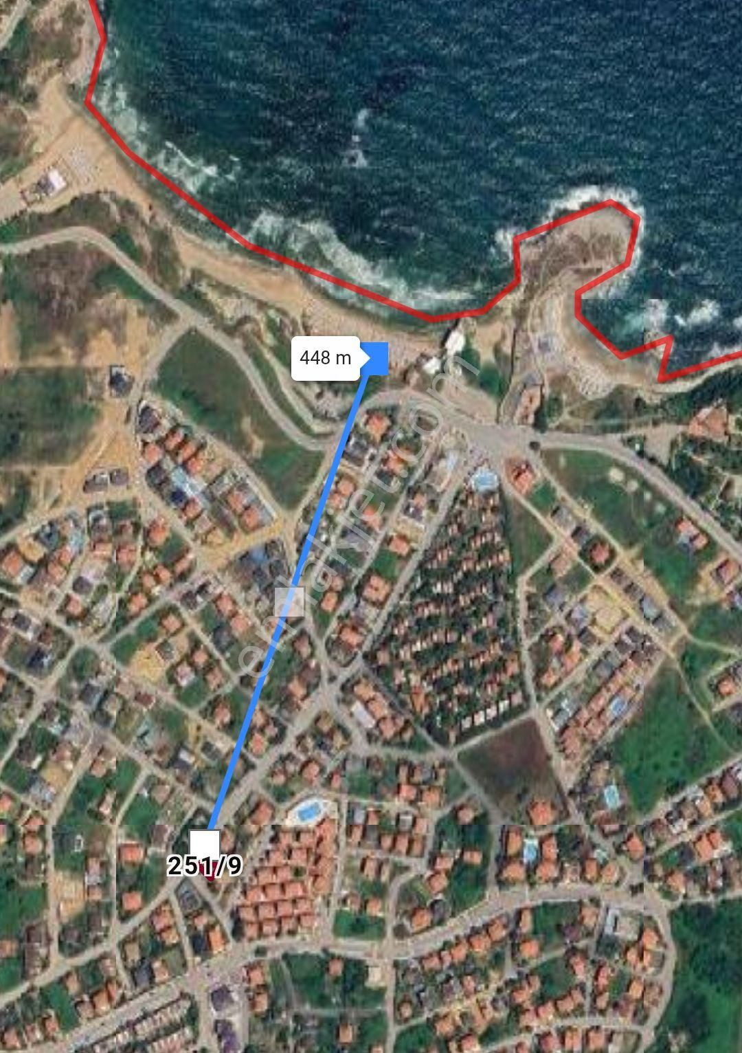 Ağlayankayada İmarlı(175m+175m) Arsa Denize 450m. - Görsel 5