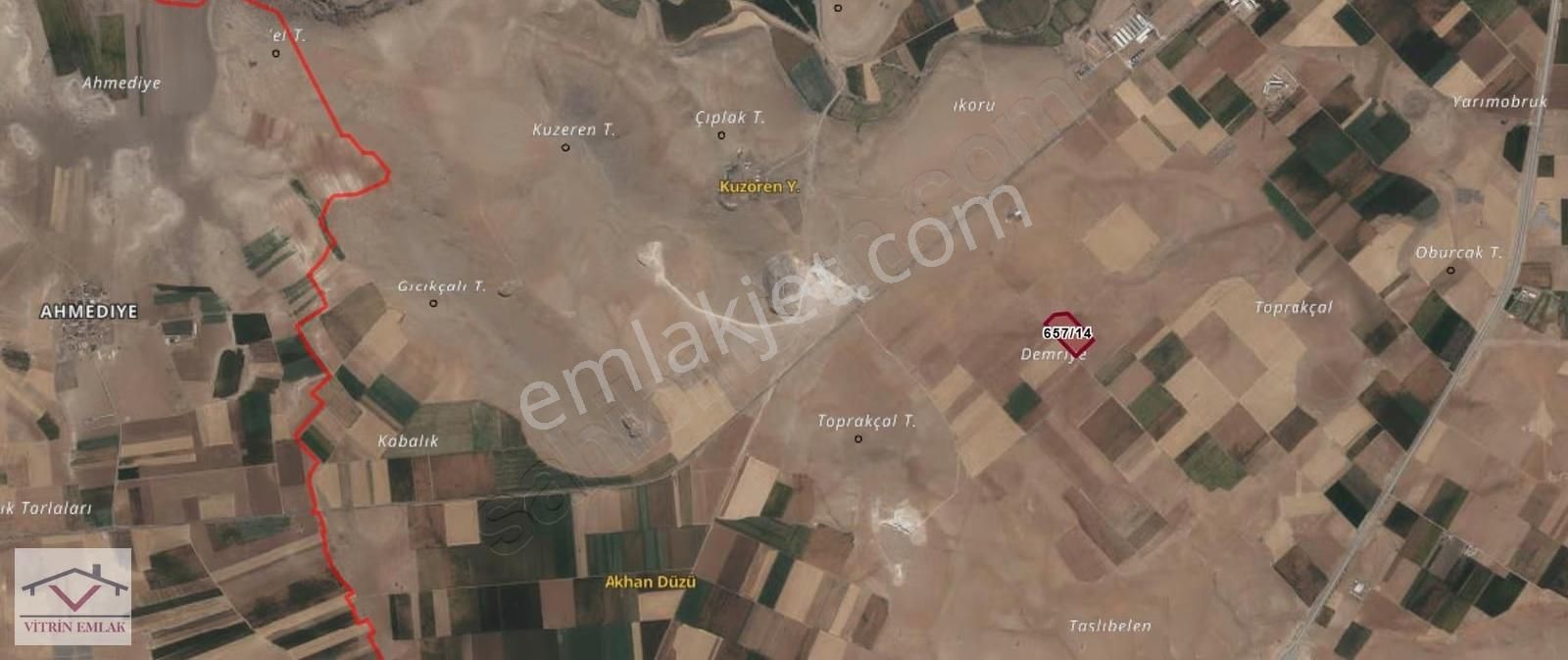 Vitrin Emlak'tan Çumra Alibeyhüyüğünde Satılık Tarla - Görsel 4