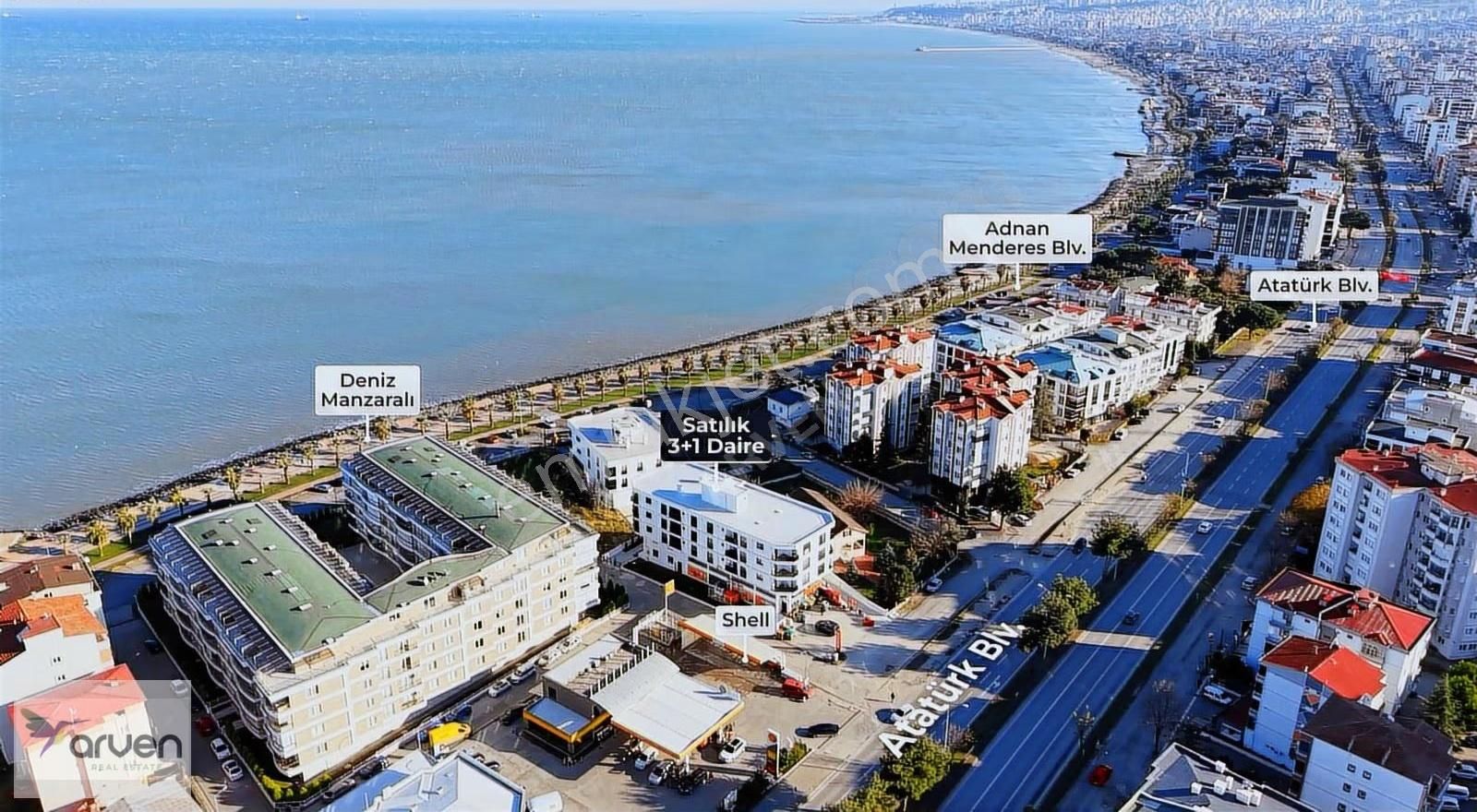 Atakum Sahilde Deniz Manzaralı Lüks 3+1 - Görsel 9