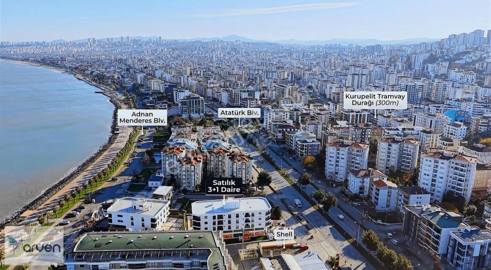 Atakum Sahilde Deniz Manzaralı Lüks 3+1 - Görsel 31