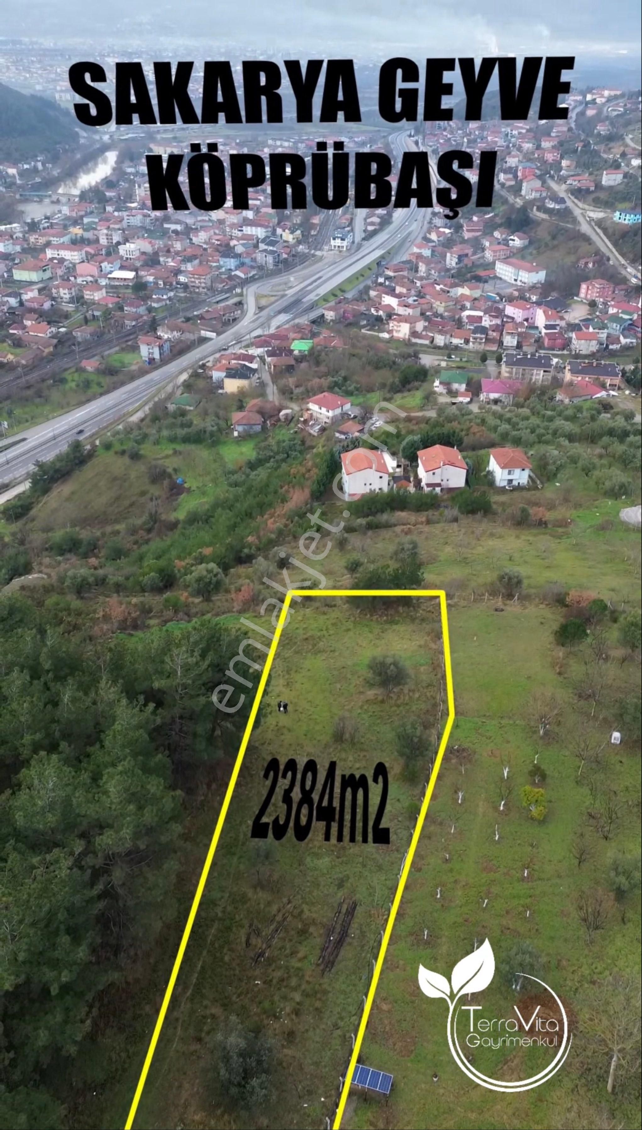 Sakarya / Geyve Köprübaşı Mahallesi’nde Manzaralı, Konteyner & Tiny House Uygun Arsa