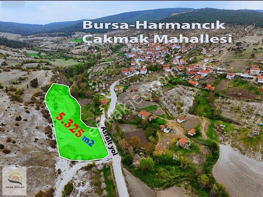 Bursa Harmancık Çakmak Mahallesi'nde Tek Tapu 5250 Metre İmardibi Satılık - Görsel 10