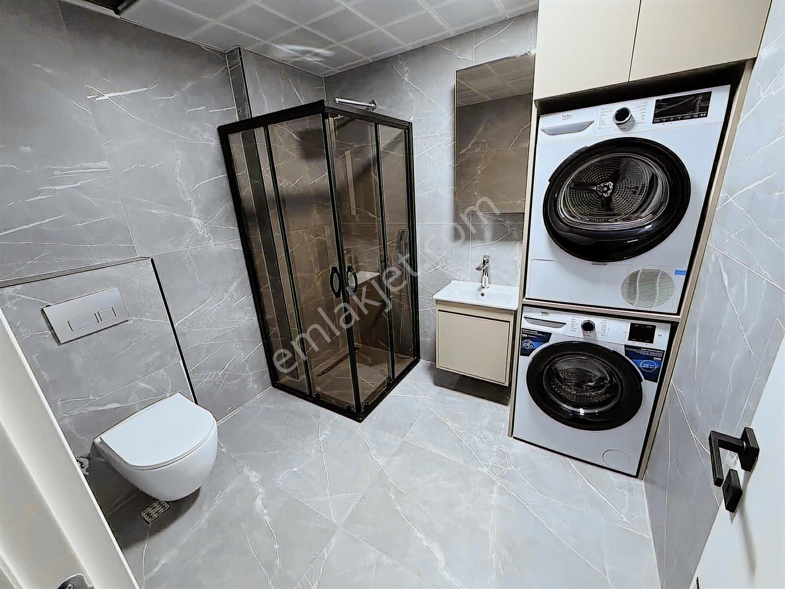 Lüks Sitede Sıfır Eşyalı Kiralık Tripleks 1+1 Daire - Görsel 24