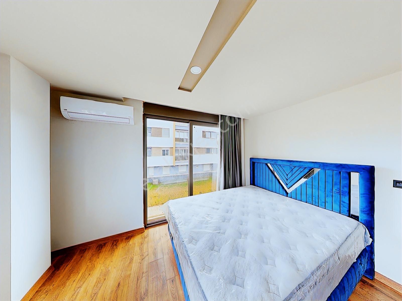 Lüks Sitede Sıfır Eşyalı Kiralık Tripleks 1+1 Daire - Görsel 16