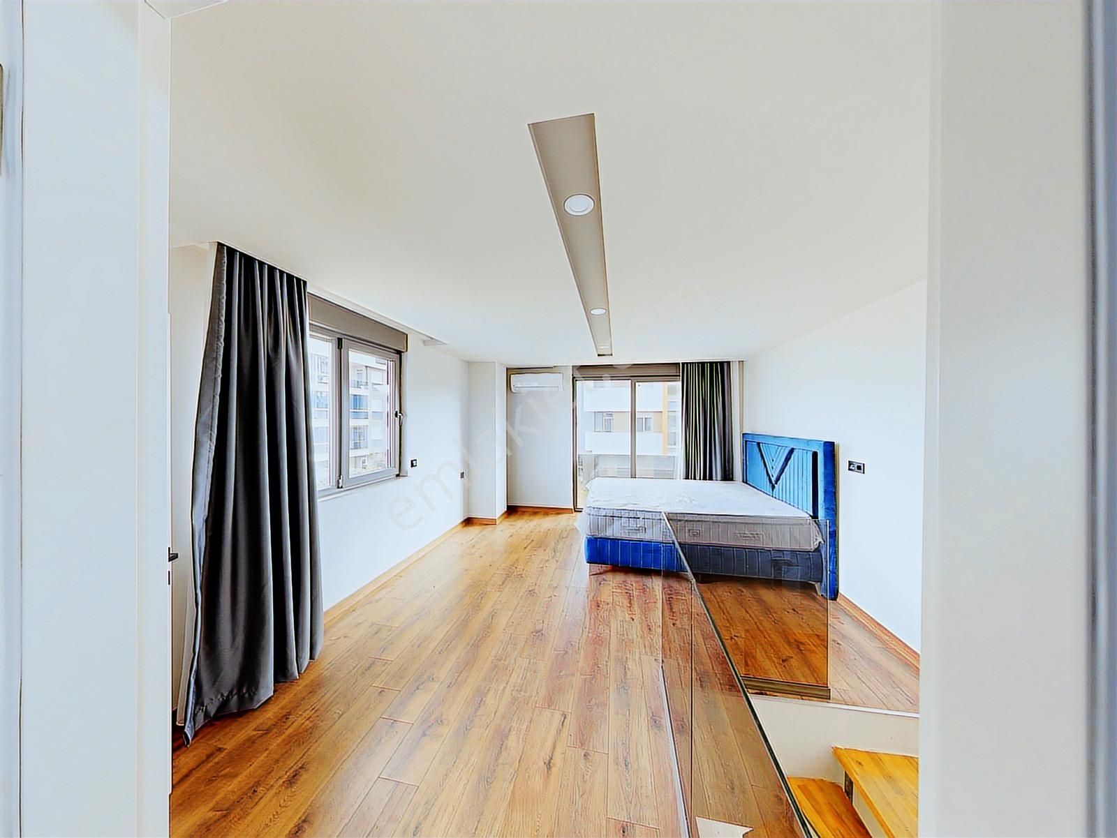 Lüks Sitede Sıfır Eşyalı Kiralık Tripleks 1+1 Daire - Görsel 12