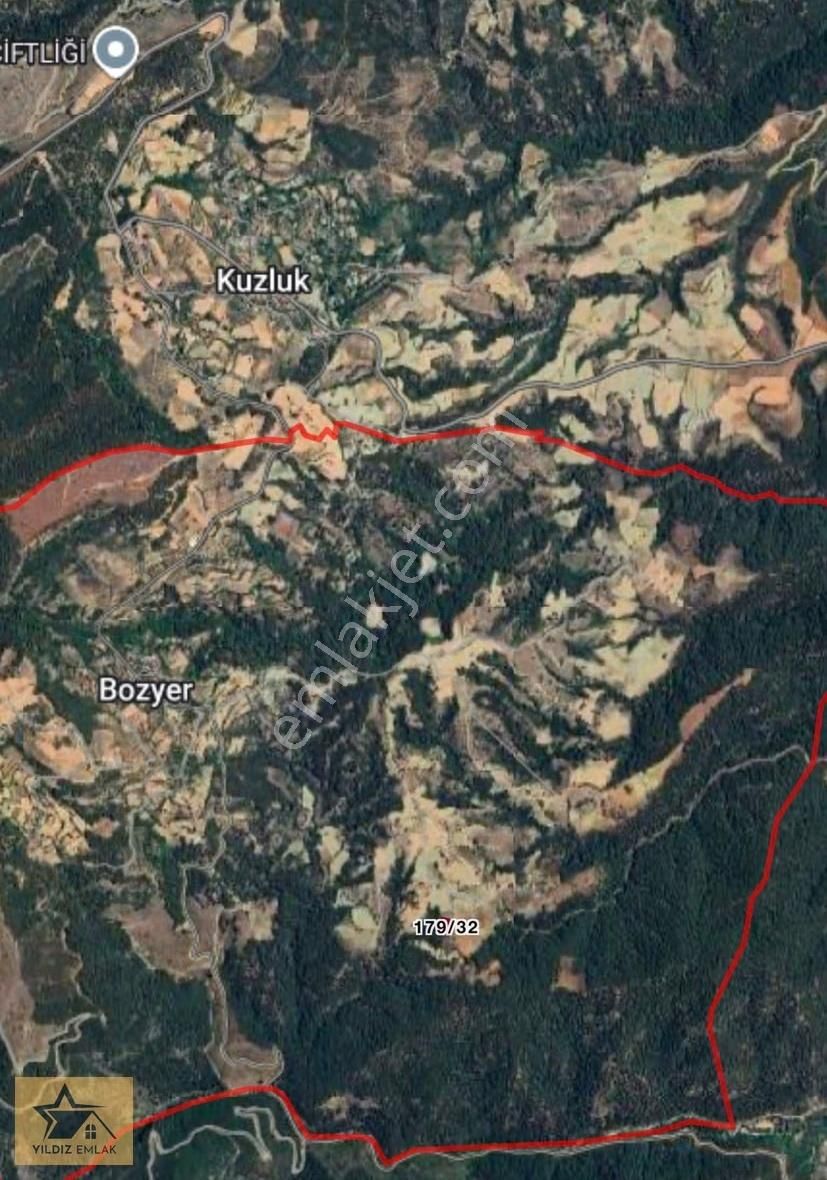 Muğla Bozyerde Yatırımlık 1645 M² Tarla - Görsel 3