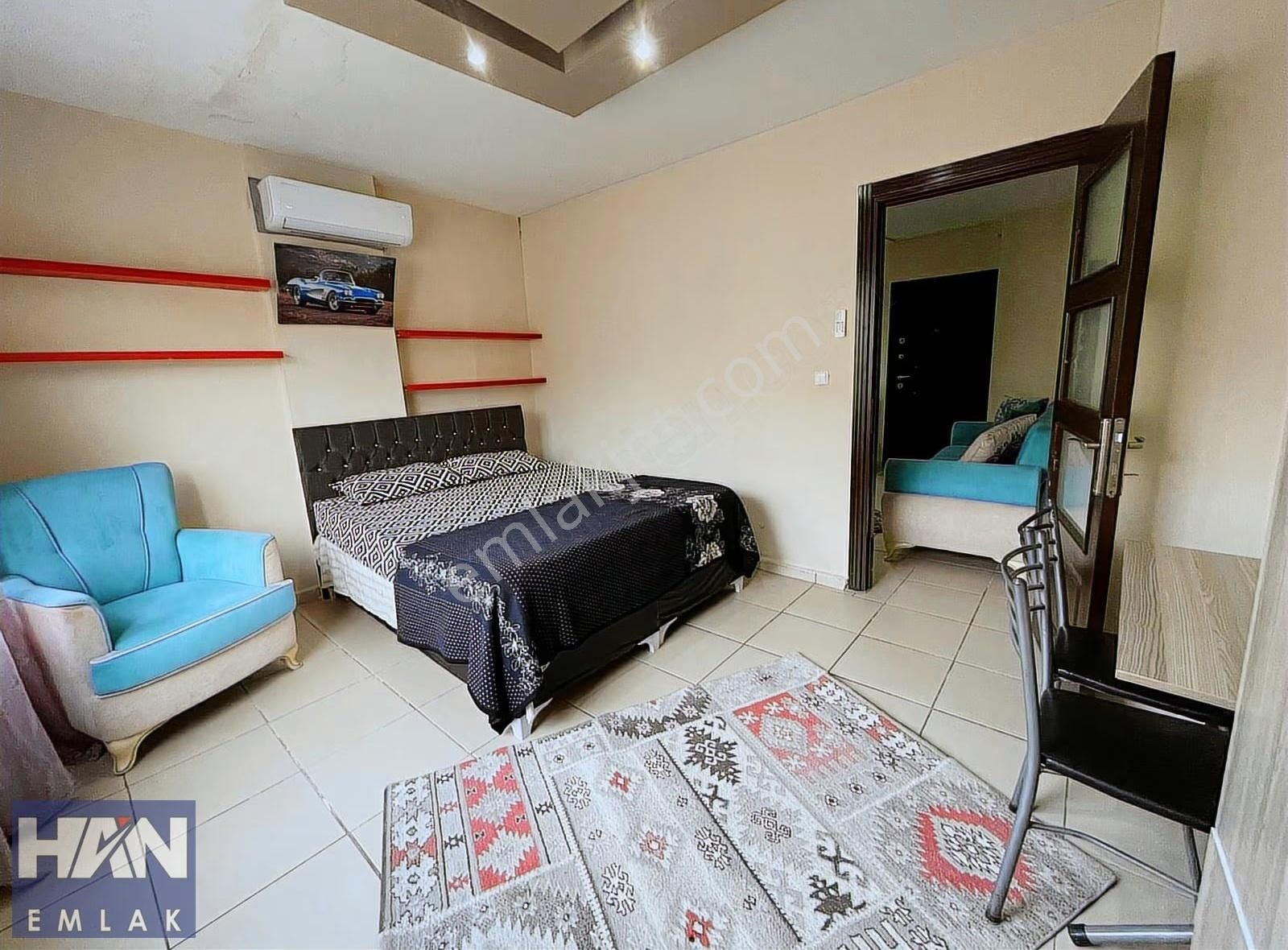 Han Emlak'tan Yenişehir Cumhuriyet Mah'de Eşyalı Kiralık 1+1 - Görsel 4