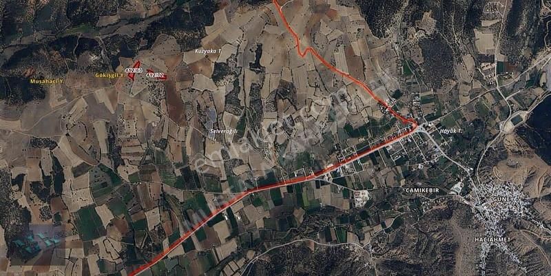 Mustafa Karadan Derbent Merkezde Satılık 6044 M2 Müstakil Parsel