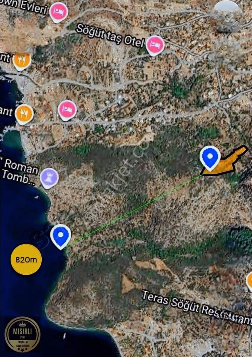 Söğüt Köyü Satılık En Büyük Parseli