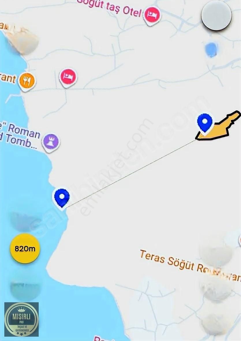 Söğüt Köyü Satılık En Büyük Parseli - Görsel 2