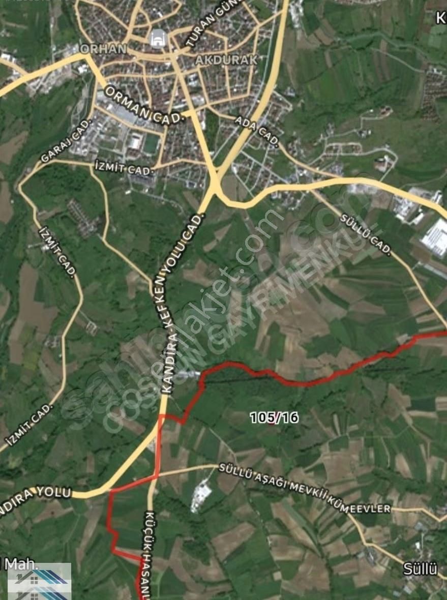 Kandıra/ İlçeye 1 .5 Km Mesafede Satılık Arsa - Görsel 3
