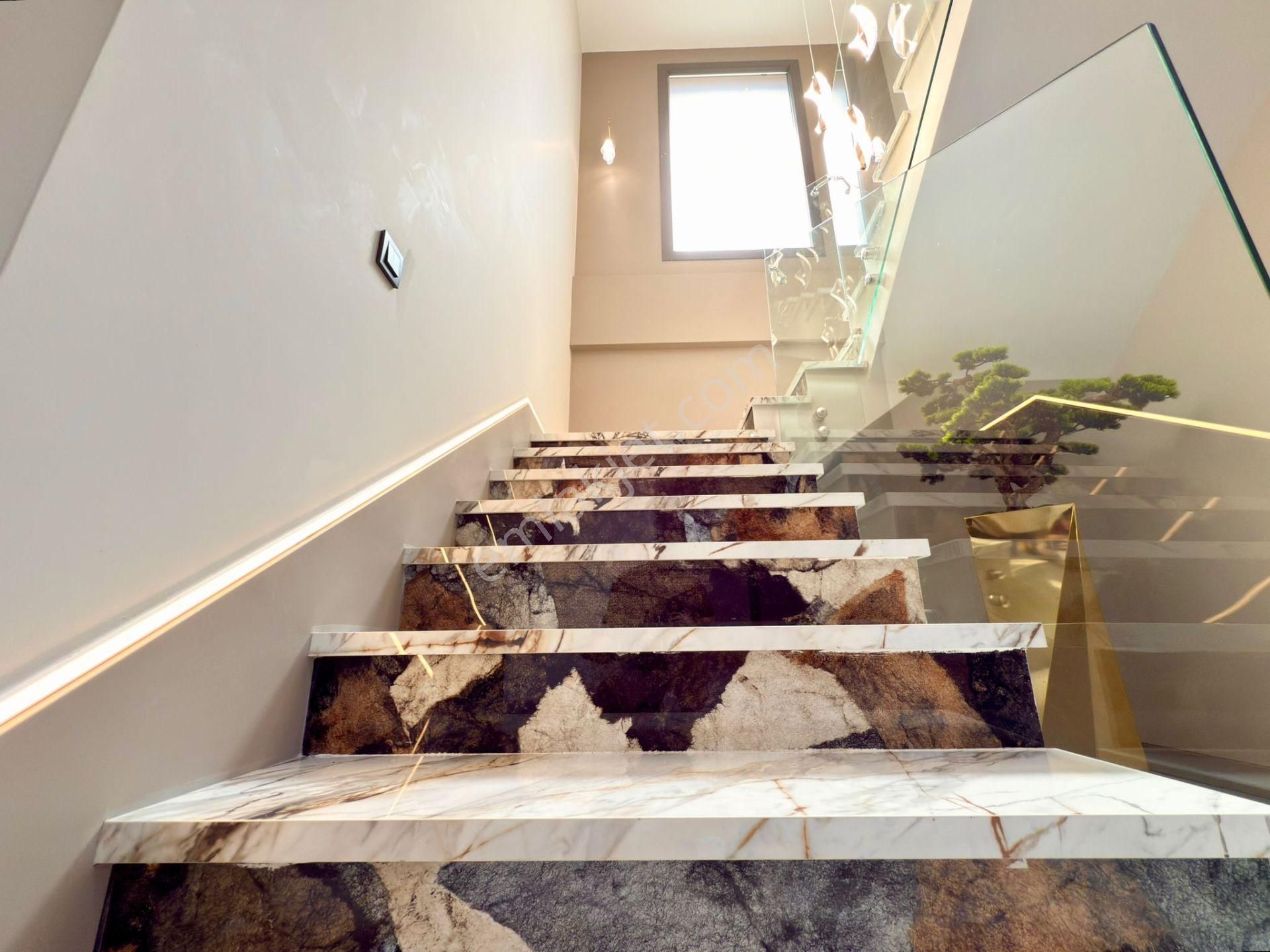 Yükselden Satılık Gürede Full Manzara Müstakil Havuzlu Tek Başına 4+1 Villa - Görsel 20