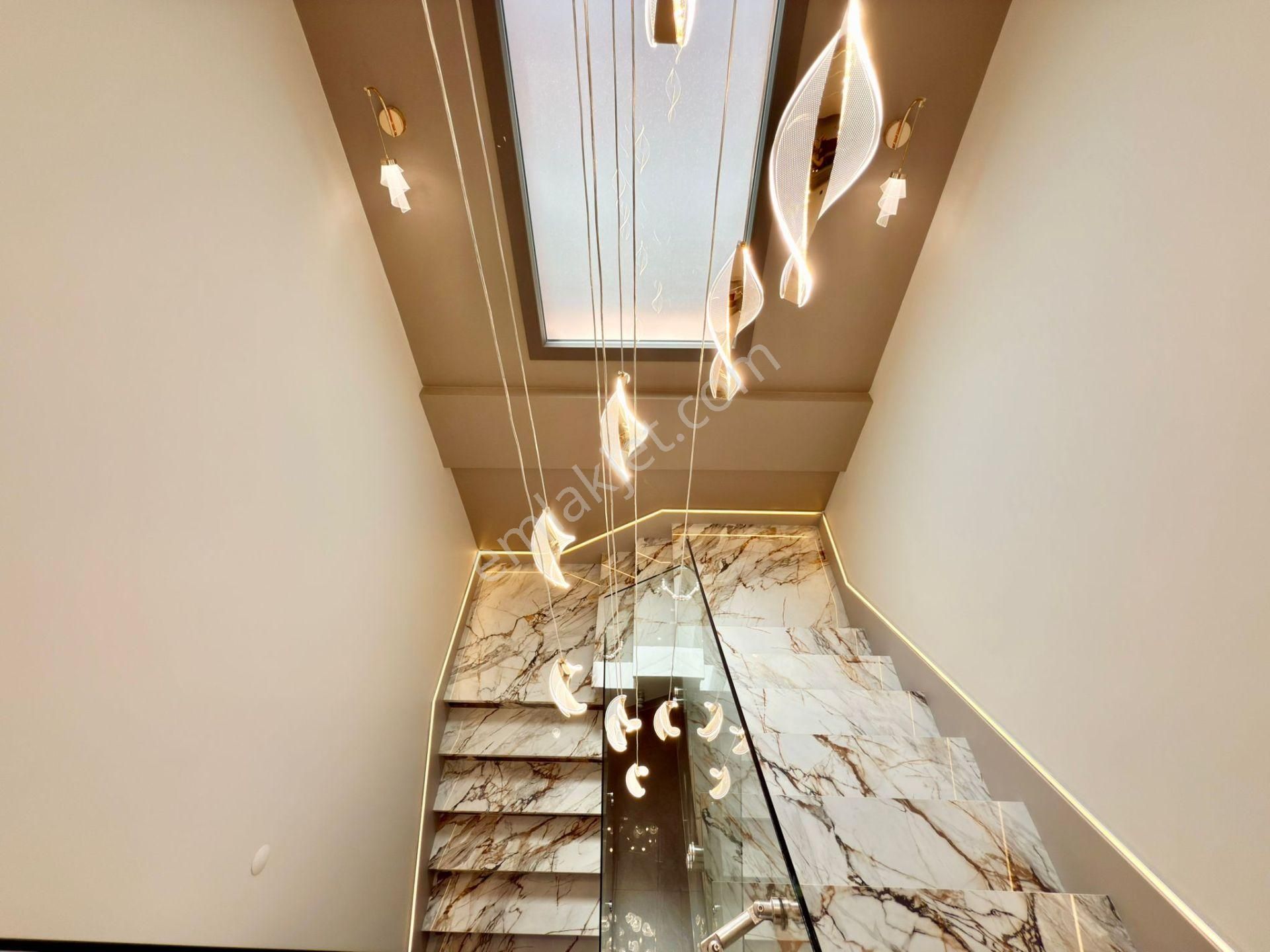 Yükselden Satılık Gürede Full Manzara Müstakil Havuzlu Tek Başına 4+1 Villa - Görsel 26