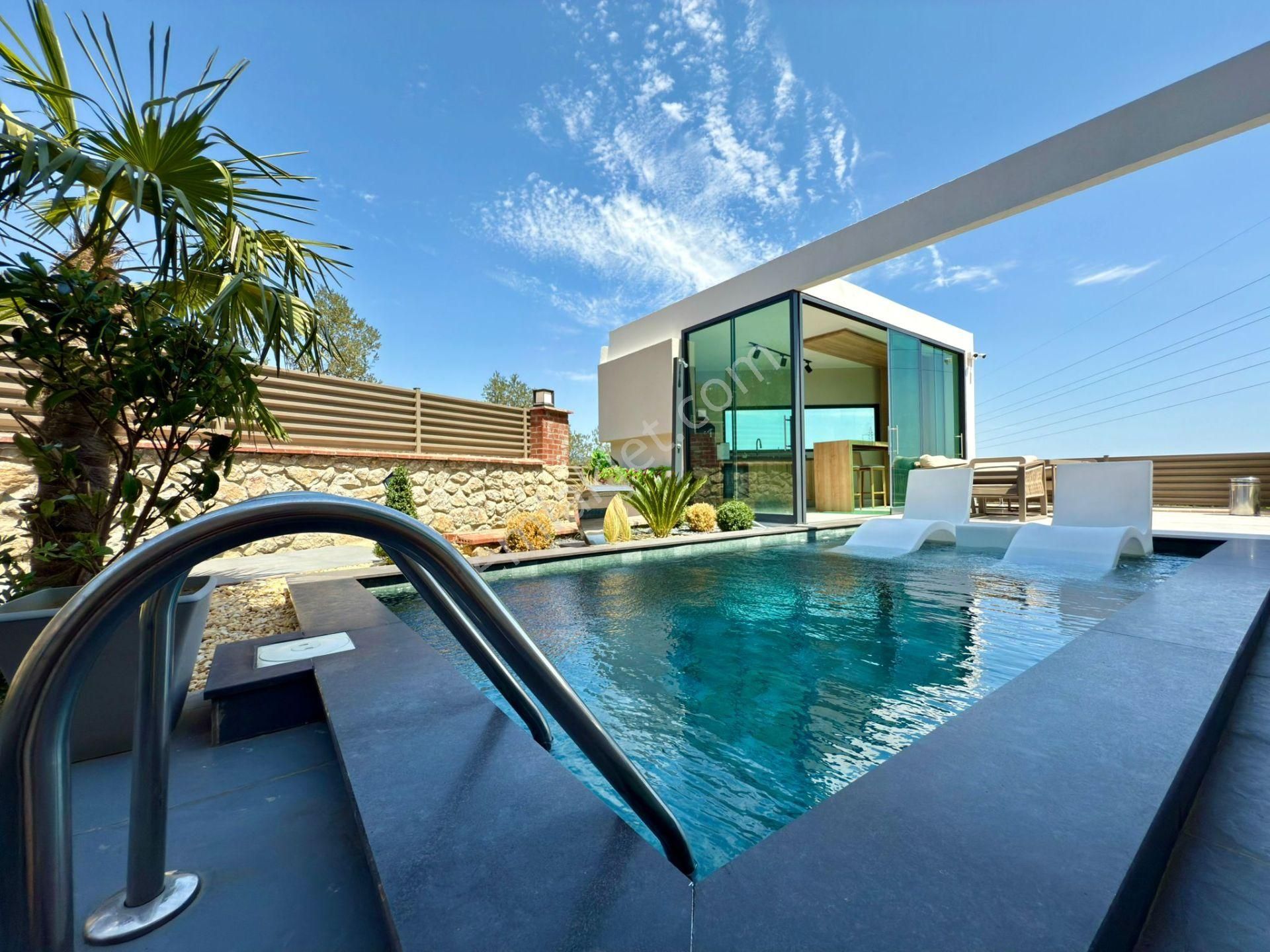 Yükselden Satılık Gürede Full Manzara Müstakil Havuzlu Tek Başına 4+1 Villa - Görsel 2