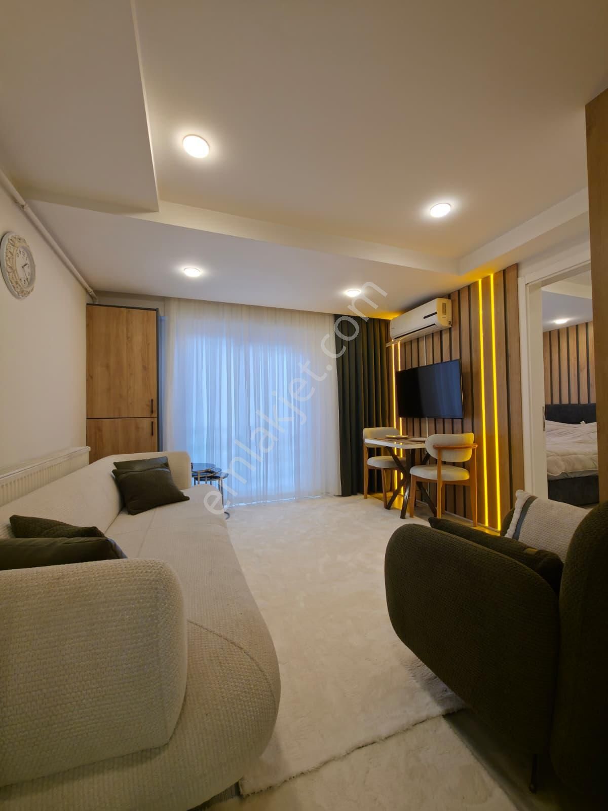 Arakat Klimalı Asansörlü Geniş Kullanışlı Yatırımlık 1+1 Lüx Apart - Görsel 14