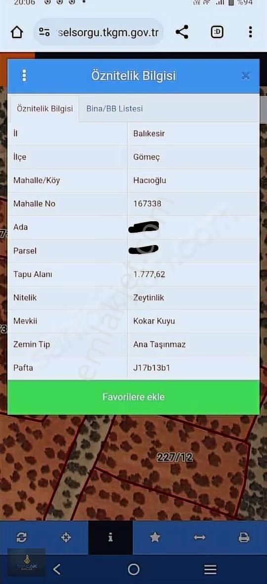 Sancak'tan Gömeçte Hacıoğlu Köyünde Satılık Fırsat Zeytinlik - Görsel 4